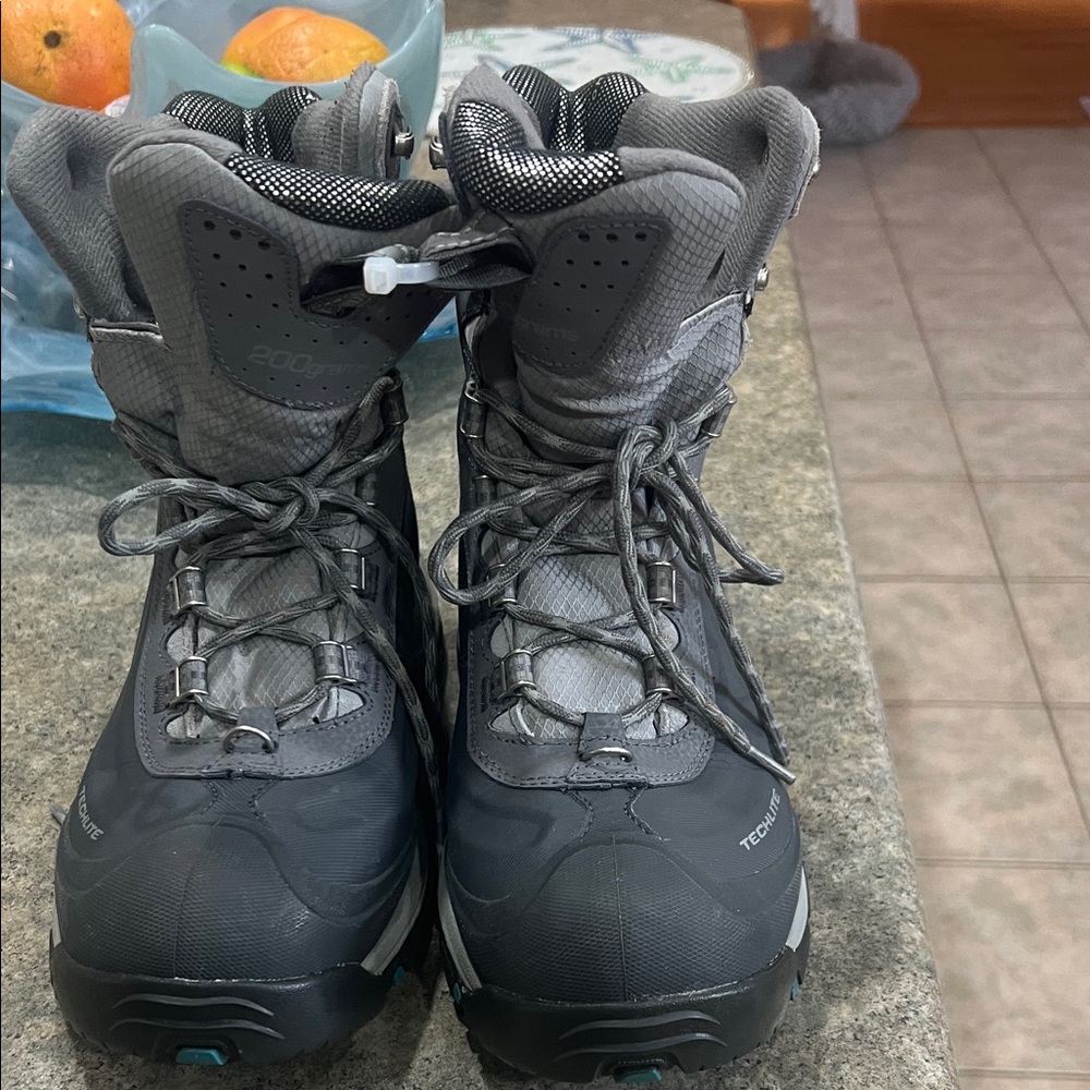 Tecnica Charcoal and Black Outdoor Boots